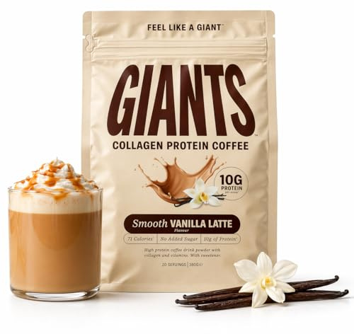 Giants Coffee - Delicious and Easy Collagen Protein Coffee - Sweet Vanilla