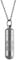 JewelryWe Couple Pendant Om Mani Padme Hum Perfume Bottle Necklace Empty Openable
