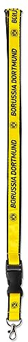 Borussia Dortmund Schlüsselband mit abnehmbarem Schlüsselanhänger Lanyard Badgeholder BVB 09