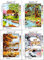 Krainer 4 Stickbilder Stickpackungen Gobelin Die Vier Jahreszeiten halber Kreuzstich 4X(23x16cm.) inkl. Sticktwist cod K4stagioni