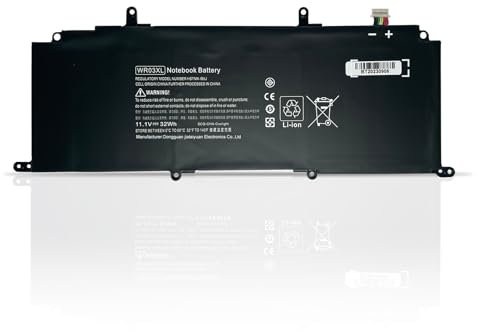 HSTNN-DB5J WR03XL WR03032XL 725607-001 725497-1B1 725497-1C Batterie pour Ordinateur Portable Compatible avec HP Split X2 13-M000 Ultrabook 13-M007TU M008TU M009TU TPN-Q133 Serie(11.1V 32Wh)