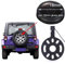 Auto Nachtsicht Rückfahrkamera Einparkkamera Kamera Einparkhilfe Farbkamera Rückfahrsystem Wasserdicht für Jeep Wrangler Willys Unlimited Sahara Spare tire Rubicon Ersatzrad Mount