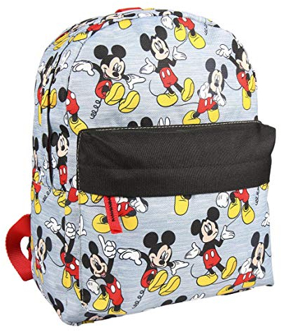 CERDÁ LIFE'S LITTLE MOMENTS Artesania Cerda Mochila Infantil Mickey Kinder-Rucksack, 32 cm, Grau (Gris), 2100002483