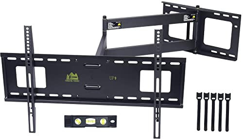 FORGING Mount Soporte de Pared de Movimiento Completo para TV de extensión Larga con Brazo Largo articulado de 42 Pulgadas para televisores Planos y curvos de 37 a 80 Pulgadas, Compatible con VESA de