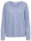 Only ONLCAMILLA V-Neck L/S Pullover Knt Noos, Skyway/Dettagli: mélange, S Donna