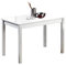 ASTIMESA Mesa de Cocina, Metal, Blanco, 80x40cm