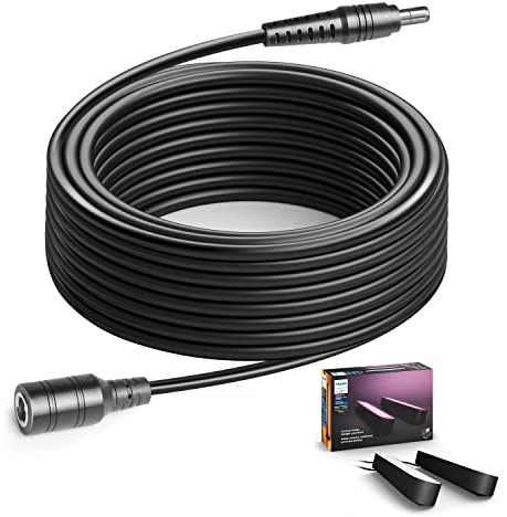 TAIFU 5M 16,4 feet Verlängerungskabel für Philips Hue Play Bars Ladekabel für Hue Play Light Bar 7820330U7 7820331U7 7820430U7 7820230U7 8718696170724 915005879201 Smart LED Bar Light Stromkabel