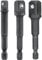 TJPoto # DW254X3 Drive Socket Adapter Set 1/4,3/8,1/2 Replacement Part New for Dewalt