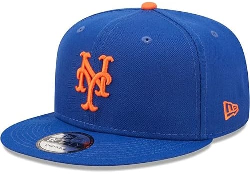 New Era MLB 9FIFTY Verstellbare Snapback-Mütze Einheitsgröße, New York Mets, Einheitsgröße