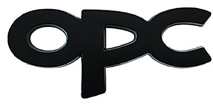NURCIX Auto Metall 3D Emblem, Für opel opc Kofferraum Logo Buchstabe Aufkleber modifiziertes Abzeichen Sticker Styling Zubehör,A