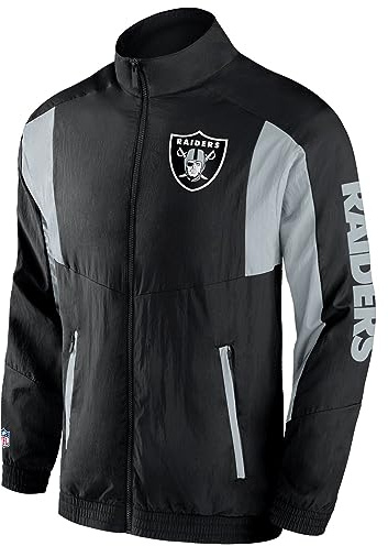 Las Vegas Raiders Foundation Crinkle Track Jacket - XL
