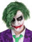 Verbrecherclown Perücke - Böser Harlekin - Joker - Kostüm-Zubehör Karneval, Halloween & Motto-Party