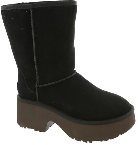 UGG Stivale da donna classico corto New Heights Fashion, nero, 40 EU