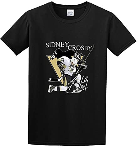 Pittsburgh Sidney 87# Crosby Sports Cosplay Assemble Animal Handsome T-Shirt Black XXL