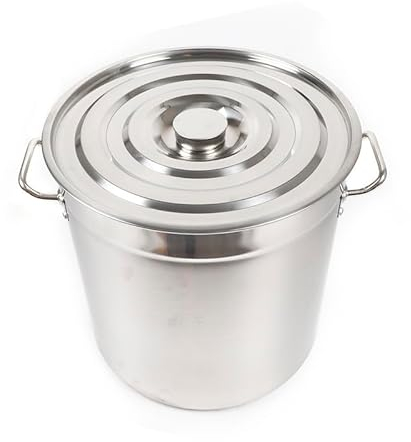Faitout gastronomique, 35 l, en acier inoxydable 201 épaissi, rainures antidérapantes