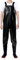 Pantaloni da pesca traspiranti con stivali, impermeabili, in neoprene, impermeabili, traspiranti, lunghi, con bretelle antivento, da lavoro, da uomo, Nero , 42