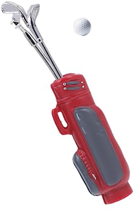 Vaguelly Spielzeug-golfset Mit Miniatur-golfschlägern Für Puppenhausdekor Als Geschenk Für Sammler Und Freunde Robust Und Einfach Zu Transportieren