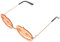 BESPORTBLE Personalisierte Für Halloween Hohle Partybrille Im Design Mit Goldenen Rahmen Orangefarbener Gläsern Für Kostümpartys Karneval