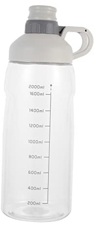 TOYANDONA Botella De Agua Personalizada con Báscula Jarra De Agua Deportiva Grande De Pc y Segura y Moderna