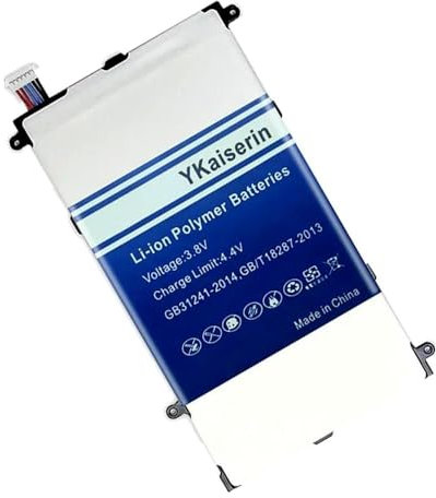 Batterie de tablette 6200 mAh T4800E T4800C compatible avec Samsung Galaxy Tab Pro 8.4 SM T320 T321 T325 polymère Li-ion haute capacité, avec kit d'outils de réparation professionnel