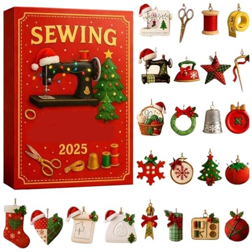 Countdown-Kalender-Spielzeug – 2D-Flacher Anhänger Wohnkultur | 24-Tage-Weihnachts-Countdown mit Anhängern | für Erwachsene Eingangsschränke Fenster Tür Urlaub Geburtstag Party Wohnzimmer Schlafzimmer