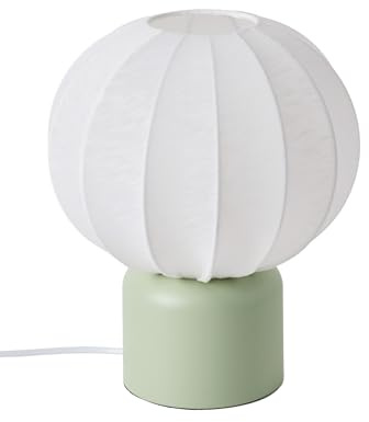 VERTBAUDET Lampe à poser forme boule pied métal vert sauge TU