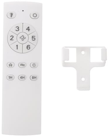 Housoutil Mando a Distancia para Ventilador de Techo con Luz Blanco, Control Remoto de 6 Velocidades, Fácil Instalación y Alta Eficiencia para Dormitorio y Sala