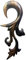 Sonoholz hell dunkel braun 8mm Lobe Piercing Hook Blüte Dehnspirale Dehnschnecke| Tribal Handarbeit Expander Damen Herren Flesh Dehner Ohrring Taper Dehnungsstäbe Spiralen exotisch 08 mm