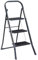 OurHouse 3 Tread Steel Step Ladder, Indoor Use with Non-Slip Feet, Foldaway 3 Step Ladder, 150kg Max Weight, Strong and Sturdy, Folding Ladder for Household Use, Additional Height Lightweight