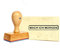 Stempel Mach ich morgen - Holzstempel - 59 x 9 mm
