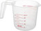 Ouken Kunststoff-messbecher Mit Skala Griff Messbecher Nesting Stapelbare Behälter Für Flüssigkeiten Trockenfest 250ml Transparent