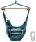 yourGEAR Lombok - Hängesessel mit 2 Kissen - Sitz-Hängematte - Farbauswahl Smaragd (Grün) oder Aqua (Blau) - max. 240 kg TÜV geprüft - Hängesitz Hängeschaukel 360° Swing Chair