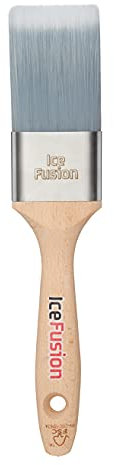 ProDec Advance ABPT067 Ice Fusion Trade Professional Synthetic Paint Brush for an Ultra-Smooth Finish Painting with Emulsion, Gloss and Satin Paints on Walls, Ceilings, Wood and Metal, 2 50mm, Grey