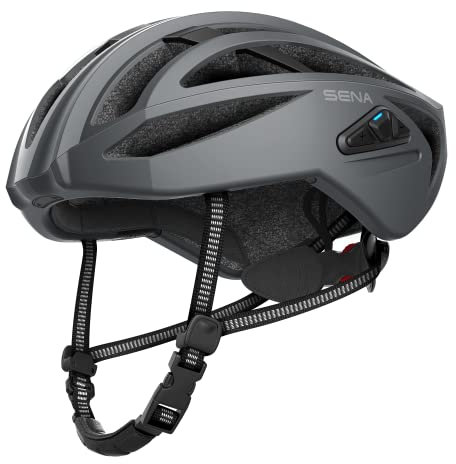 Sena R2 EVO Road Cycling Helmet (Matte Gray, S)