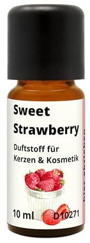 Duftstoff Süße Erdbeere für Kerzen, Kosmetik, Seifenherstellung 10ml