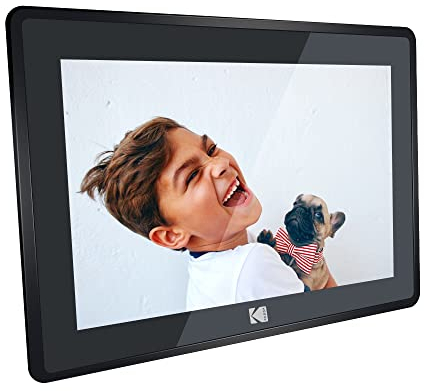 KODAK Digitaler Bilderrahmen, 25,4 cm (10 Zoll), WLAN, RCF106, Schwarz – 10 Zoll