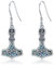 CUPENDA Thor Hammer Ohrringe Sterling Silber Mjolnir Hammer Baumeln Ohrringe Wikinger Schmuck Geschenke für Frauen Mädchen