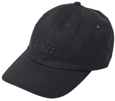 Dickies Twill-Kappe für Herren und Damen, Schwarz, Einheitsgröße