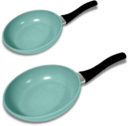Venteo - KitchenPro - Poêle en Poudre de Jade 24 et 28cm
