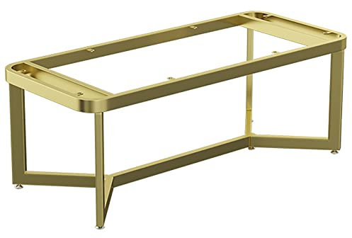 Tischbeine Metall, Schwerlast, Möbelkufen Stabil, Langlebig Tischgestell, Für Dein DIY Schreib-, Couch-, Wohnzimmer- Oder Bartisch Projekt (Color : Gold, Size : 160 * 70 * 72cm)