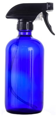 VASANA 500ML Empty Spray Bottles Water Spray Bottles with Adjustable Spray Head Refillable Leak Proof Trigger Sprayer for Cleaning Gardening Plant Misting Hair Beauty(Blue)