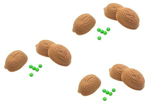 TOYANDONA Zauber Spielzeug 3 Stück 3 Spielzeuge Walnüsse Shell-Trick Zhus Zauberer DREI Hütchenspiel Kind Kinderspielzeug Huetchen Spieler