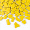 Unregelmäßige Keramik-Mosaikfliesen, 500 g, 2–4 cm, Mosaiksteine, Steine für DIY-Mosaikherstellung, Handwerk, Hobby, Kunst, Heimdekoration(gelb)