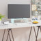 fernsehschrank,tv Board Weiss,tv Board,fernsehschrank Weiss,TV-Tisch/Bildschirmerhöhung Glas Weiß 40x25x11 cmfernsehschrank weiß,fernseherschrank,tv Board,