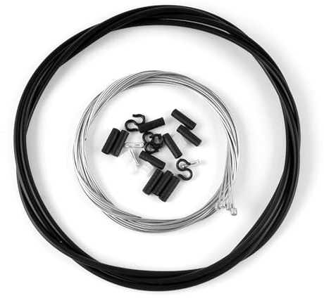 2 Sätze Schaltseil Set, Bowdenzug Universal Fahrrad Schaltzug Set, Stahl Schaltseil Mountainbike Rennrad Fahrrad Schaltzug Schlauch Fahrradteile