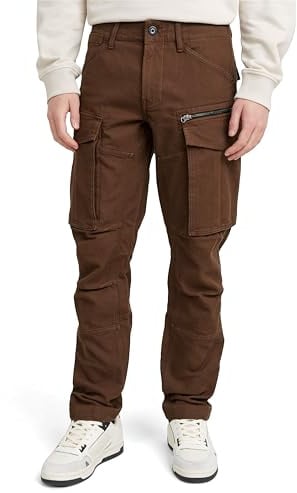 G-STAR Hombres Rovic Zip 3D Regular Tapered Pants, Rojo (Dk Plum GD D02190-d752-g701), 33W / 30L