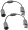 tinshow 2 Pack USB Breakaway Cable for Xbox One Xbox 360 Xbox Series X/s PC Replacement Dongle Breakable Cord Lead Fits Thrustmaster Ferrari Racing Steering Wheel Logitech G920 Driving Force (Grey)