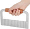HAODUOO Wavy Crinkle Cutting Tool Wood Handle Serrator Serrator Salad Chopping Knife for Cut Potatoes Vegetables Fruits Slicing