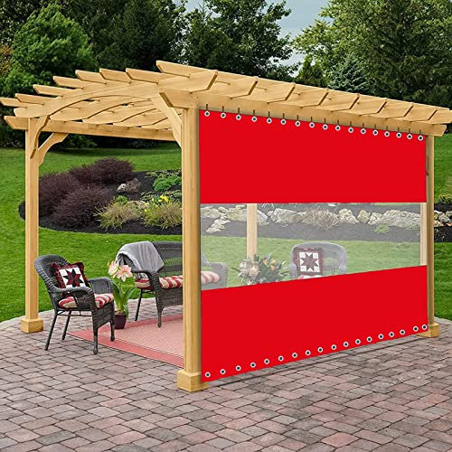 Panneaux latéraux imperméables et coupe-vent pour pavillon terrasse Taille personnalisable (1,8 x 2 m)