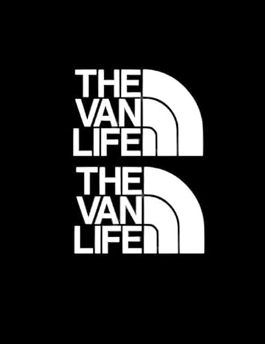 myrockshirt The Van Life Camper 2 x Aufkleber Sticker Größe&Farbe wählbar Decal